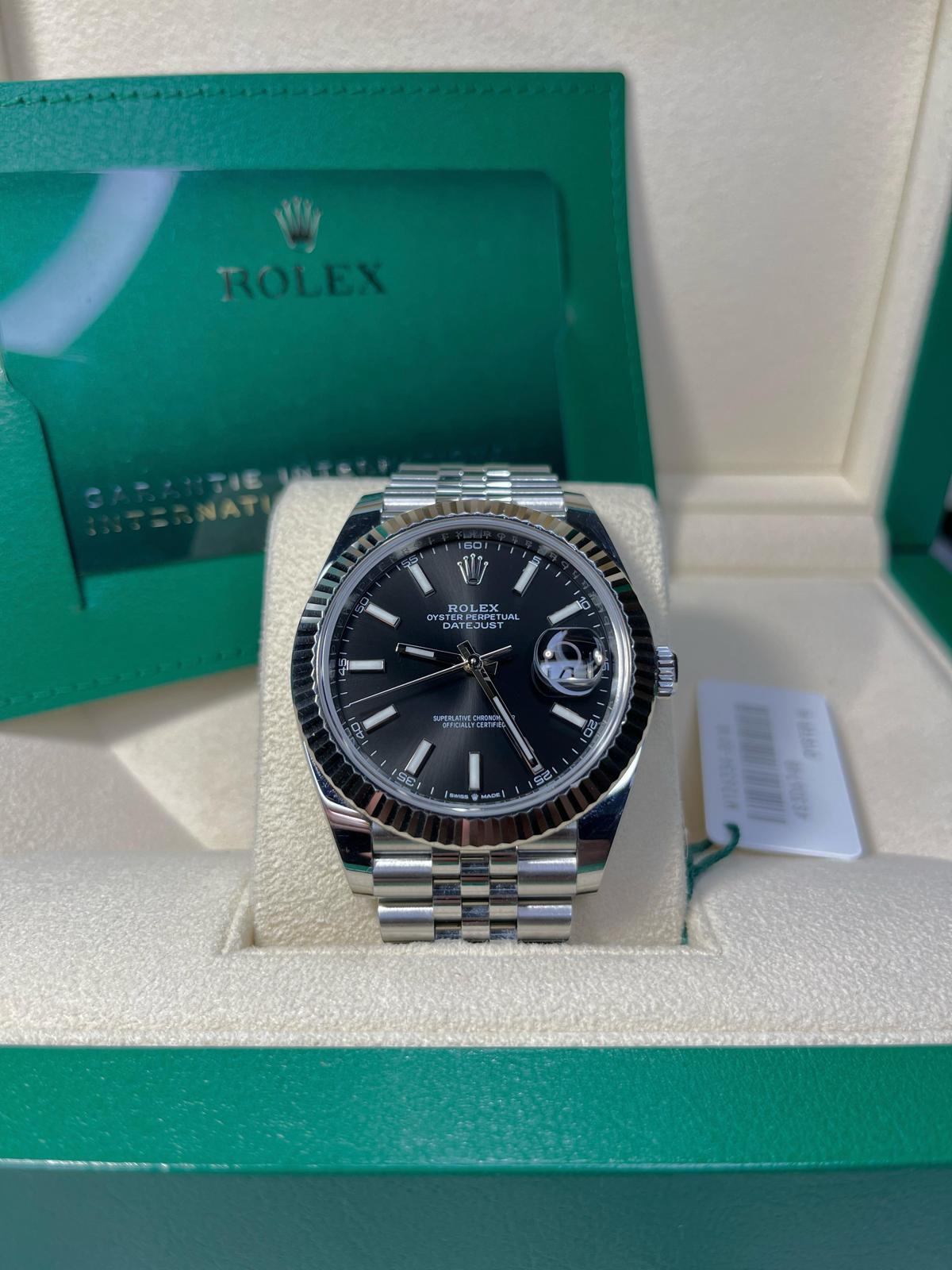 Rolex Datejust Black Dial
