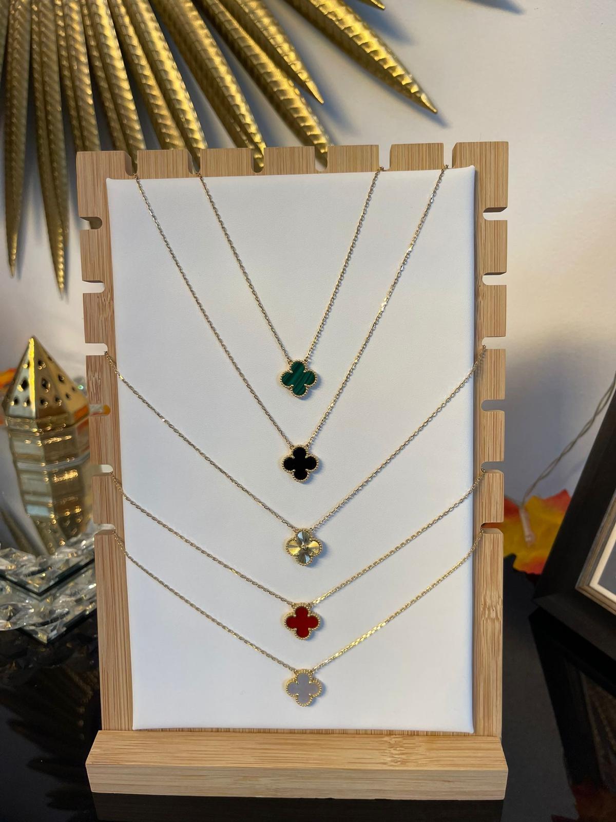18kt Van Cleef & Arpels Alhambra inspired Necklace